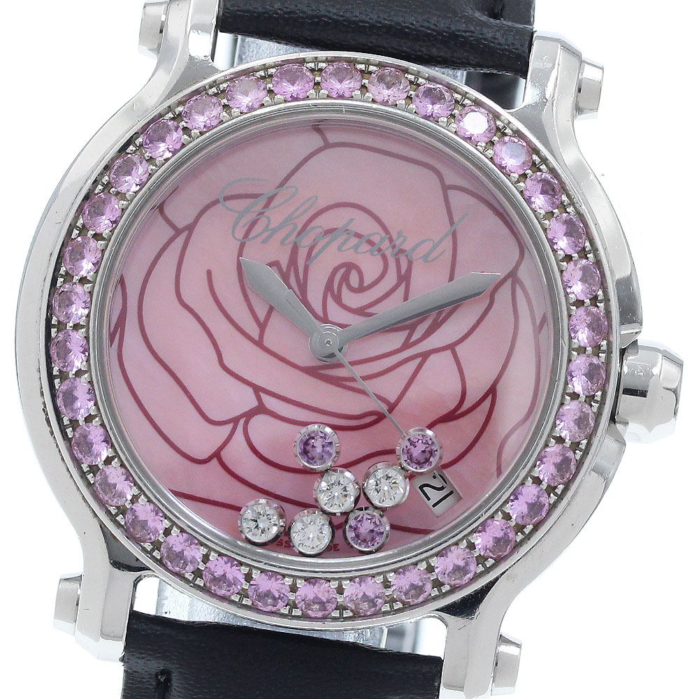 ショパール Chopard 278475-3030 ハッピースポーツ La Vie En Rose クォーツ レディース _944014【中古】 345,510円