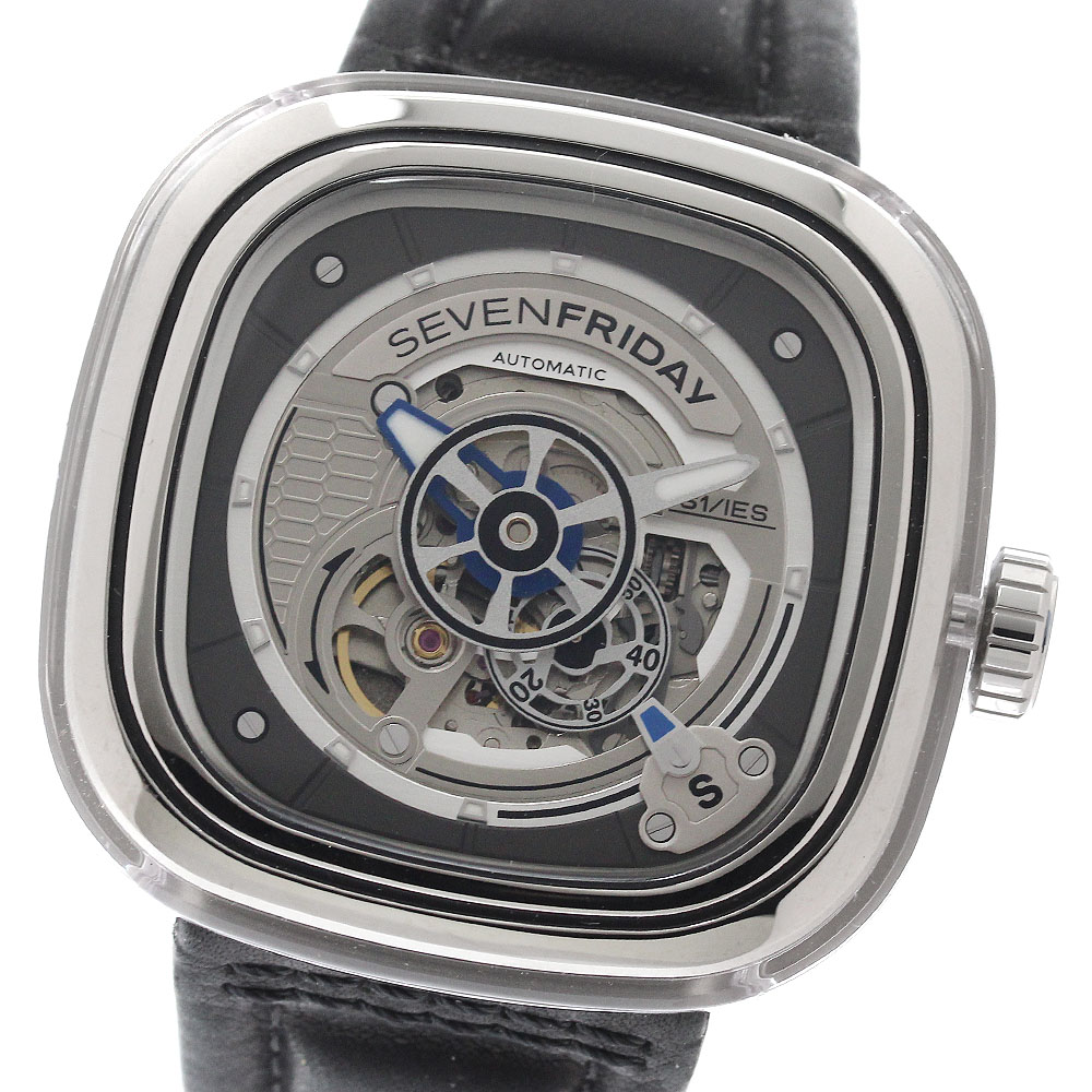 セブンフライデー SEVENFRIDAY SF-S1/01 Ｓシリーズ スモールセコンド 自動巻き メンズ 良品 保証書付き_944792【中古】