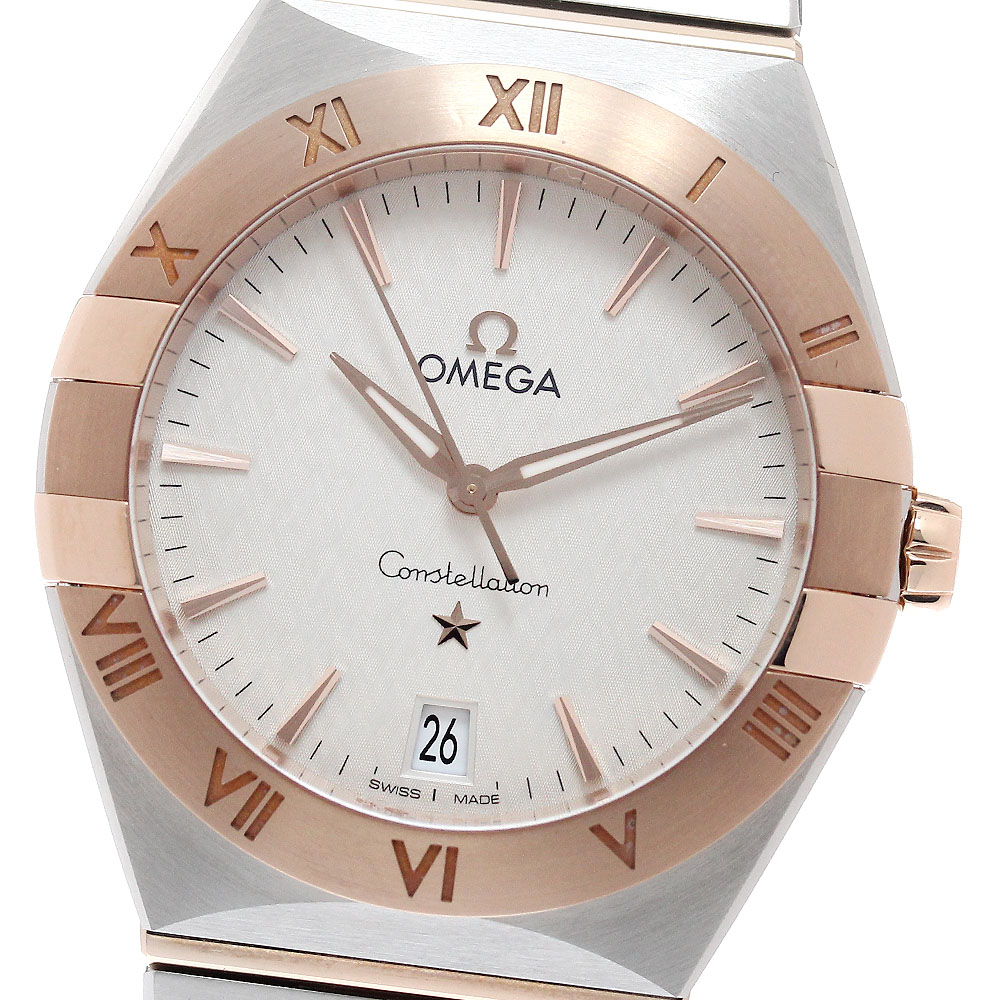 オメガ OMEGA 131.20.36.60.02.001 コンステレーション K18PGコンビ クォーツ メンズ 極美品 _945070【中古】
