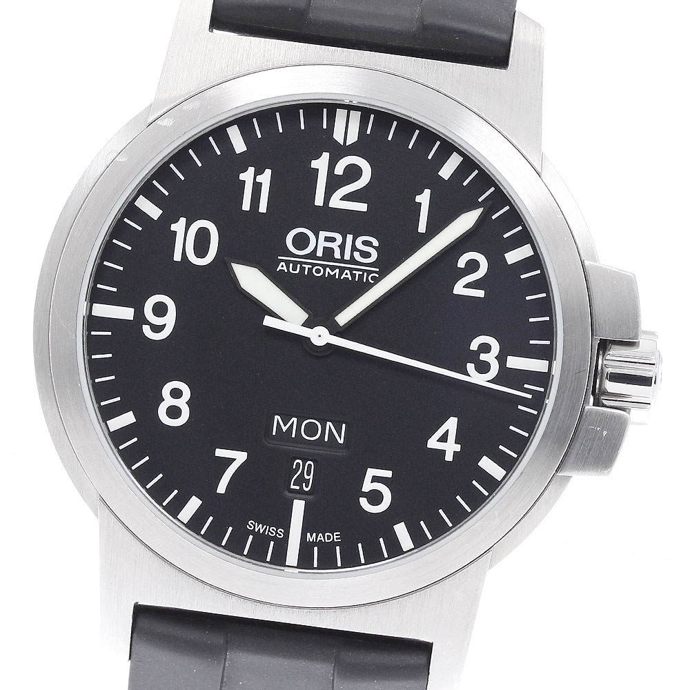 オリス ORIS 7641-41 BC3 アドバンスド デイデイト 自動小銃一巻き メンズ 良品 _945053【中古】