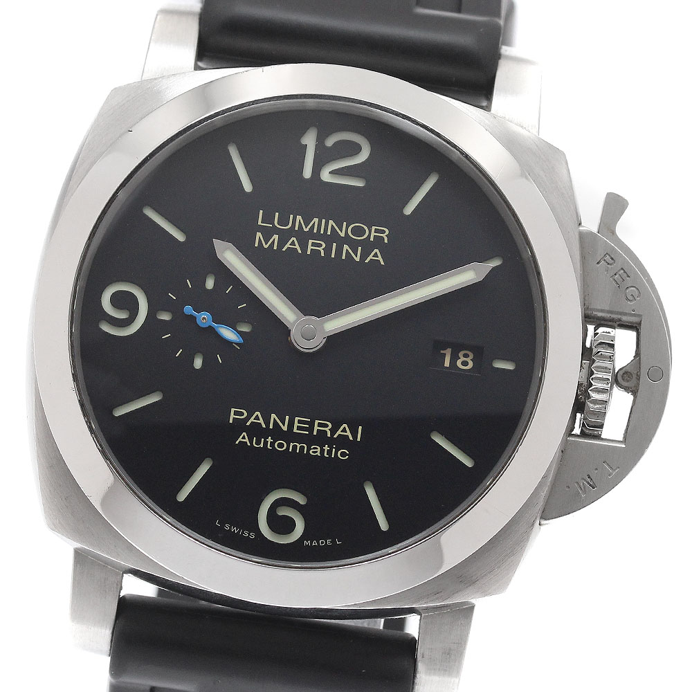パネライ PANERAI PAM01312 ルミノール マリーナ 1950 3DAYS アッチャイオ デイト 自動巻き メンズ _945161【中古】