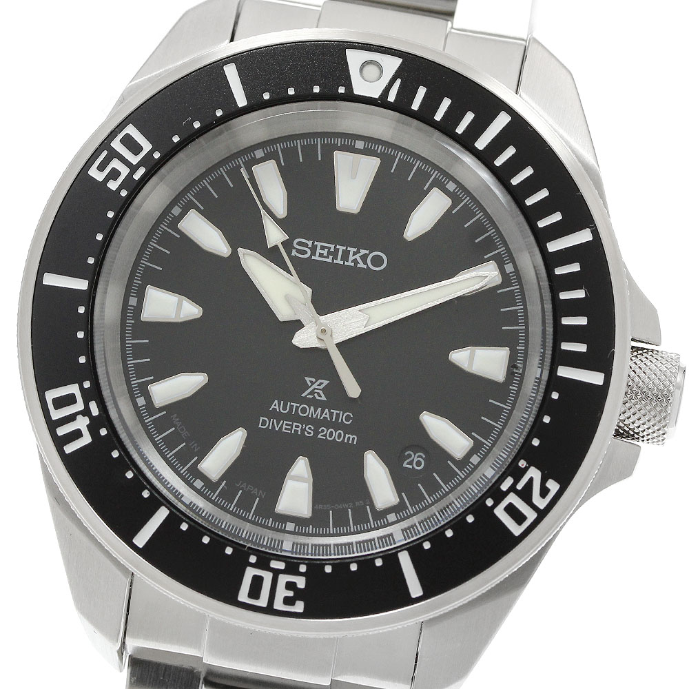 セイコー SEIKO 4R35-06K0/SBDY131 プロスペックス サムライ ダイバーズ デイト 自動巻き メンズ 極美品 箱・保証書付き_945471【中古】