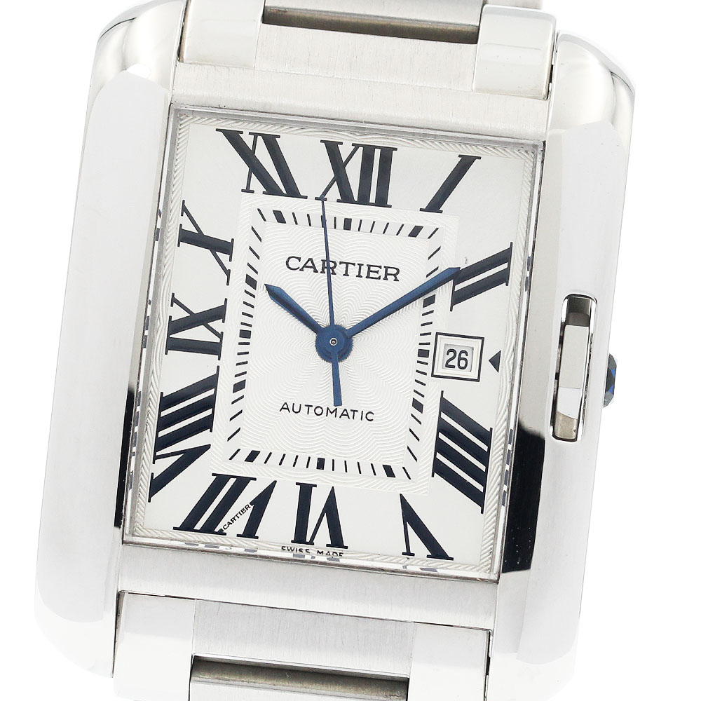 カルティエ CARTIER W5310009 タンクアングレーズLM デイト 自動巻き メンズ 良品 _960415 楽天市場】カルティエ CARTIER W5310009 タンクアングレーズLM デイト