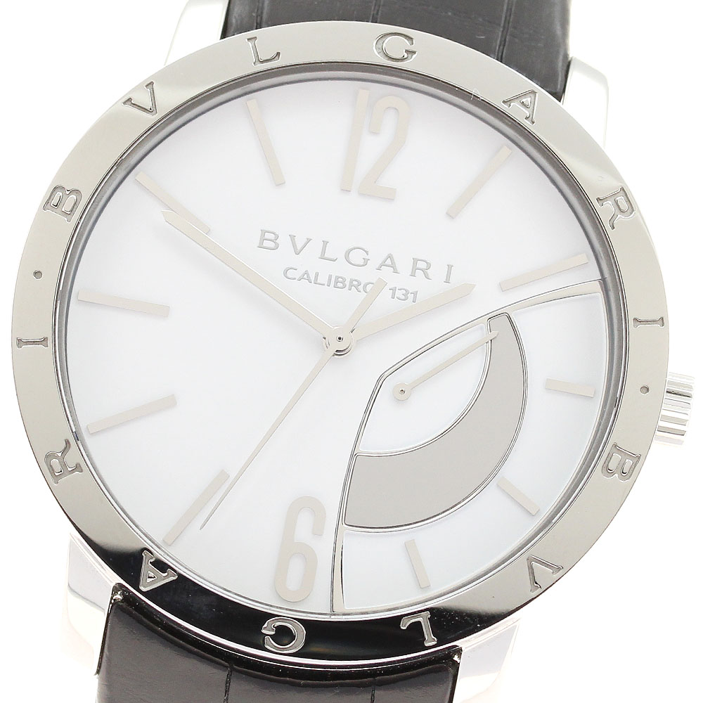 ブルガリ BVLGARI BB43SRM/101870 ブルガリブルガリ リザーブ・ド・マルシェ 手巻き メンズ 極美品 保証書付き_943496【中古】|CLOSER