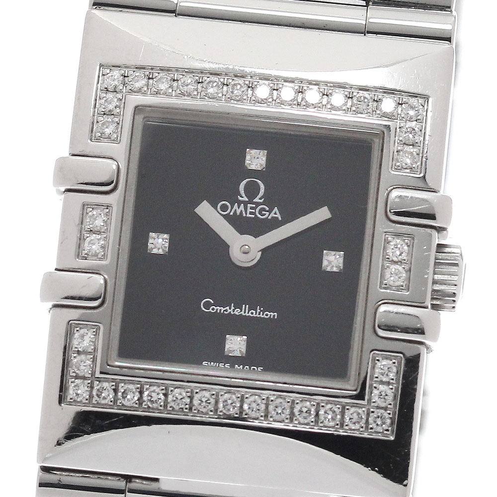オメガ OMEGA 1528.46 コンステレーション カレ クアドラ 4P ダイヤベゼル クォーツ レディース _944584【中古】｜CLOSER