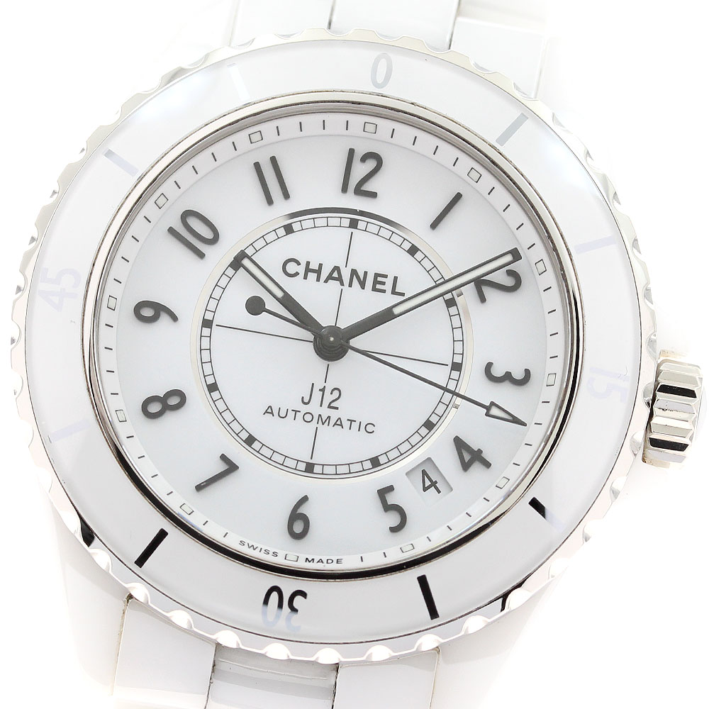 シャネル CHANEL H5700 J12 白セラミック 38MM 自動巻き メンズ 良品 _944827【中古】 602,800円