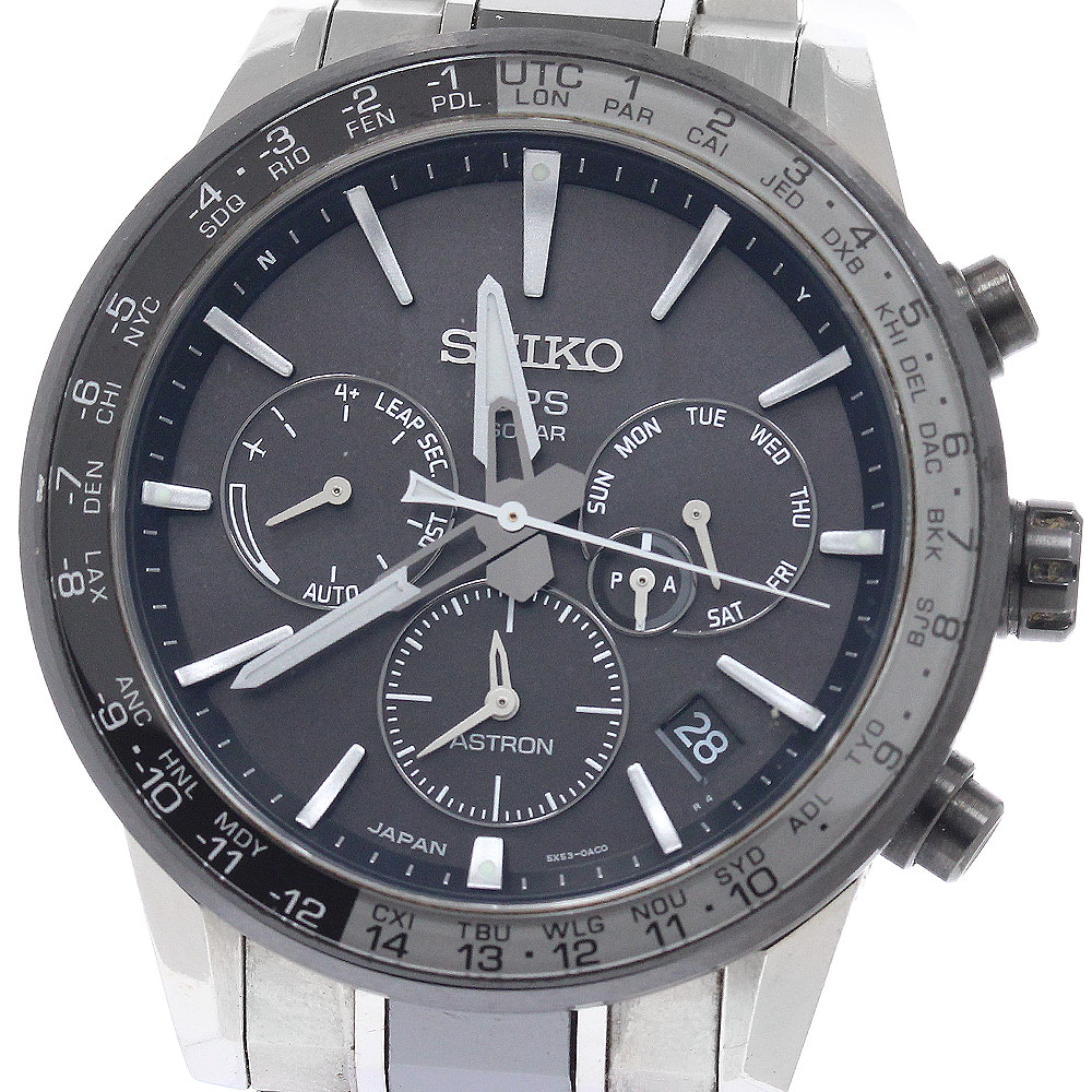 セイコー SEIKO SBXC011/5X53-0AD0 アストロン GPS ソーラー電磁波 メンズ _921897【中古】