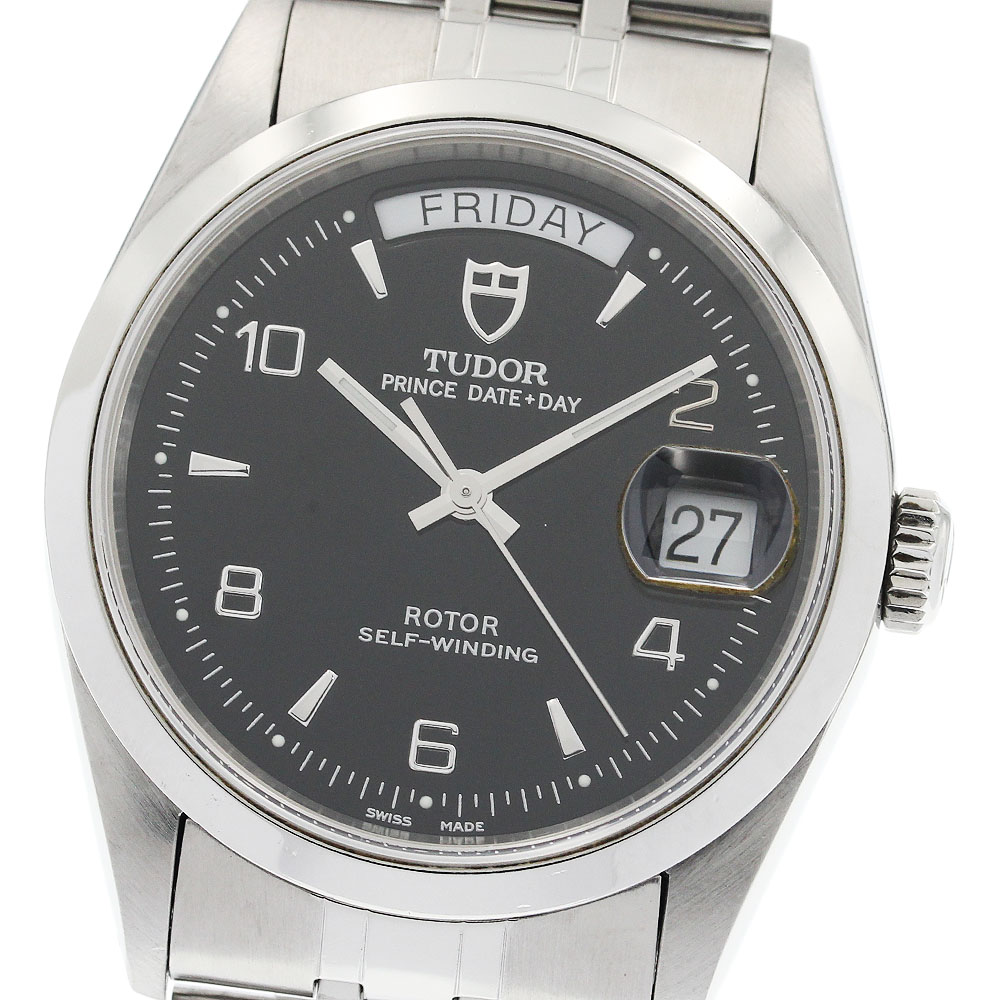 チュードル TUDOR 76200 大公 デイトデイ 自動小銃一巻き メンズ 御墨付き付き添い人_940359【中古】
