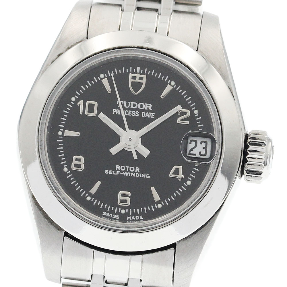 チュードル TUDOR 92500 プリンセスデイト 自動巻き レディース 保証書付き_940379【中古】