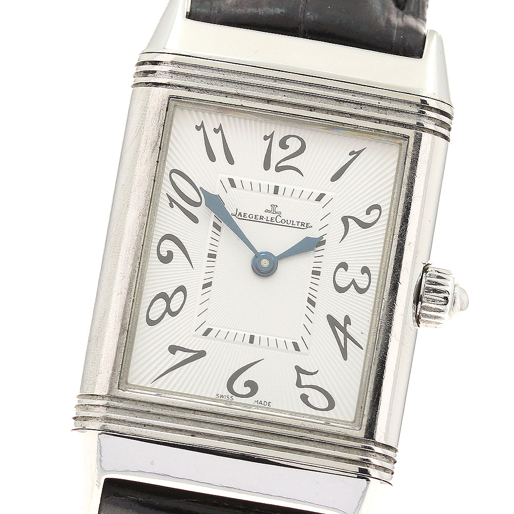 ジャガー・ルクルト JAEGER-LECOULTRE 256.8.75/Q2568403 レベルソ デュエット クラシック 手巻き レディース 保証書付_940385【中古】｜CLOSER