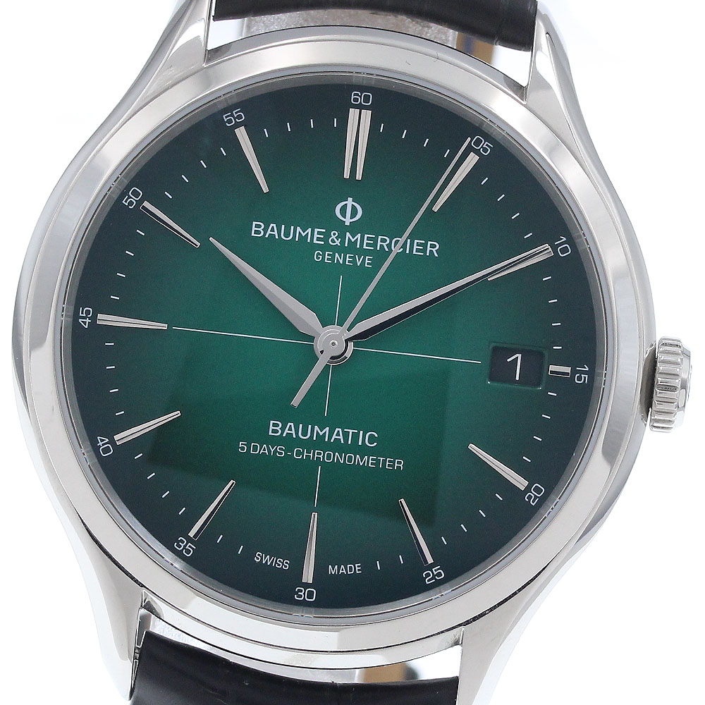 ボーム＆メルシェ Baume \u0026 Mercier MOA10592 クリフトン デイト 自動小銃一巻き メンズ 極美品 御墨付き付き添い人_944545【中古】