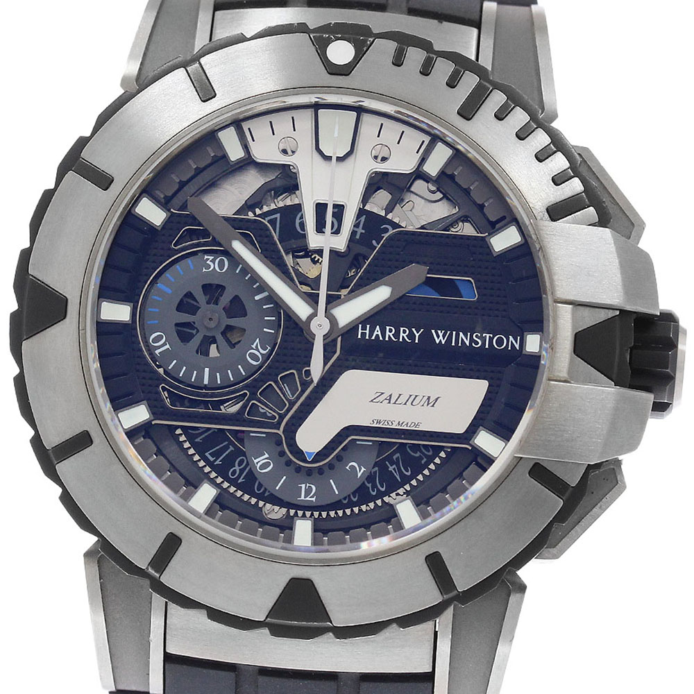 ハリーウィンストン HARRY WINSTON 411/MCA44Z オーシャンスポーツ クロノグラフ 世界限定300本 自動巻き メンズ 良品 箱付き_944811【中古】