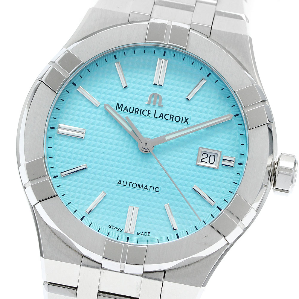 モーリスラクロア MAURICE LACROIX 人工知能学6008-SS00F-431-C アイコン 夏時～版 押さえる 自動小銃一巻き メンズ 良品 内箱・御墨付き付き添い人_946589【中古】