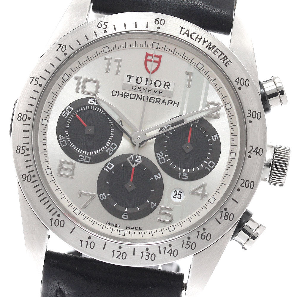 チュードル TUDOR 42000 ファストライダー クロノグラフ 自動巻き メンズ 保証書付き_944610【中古】
