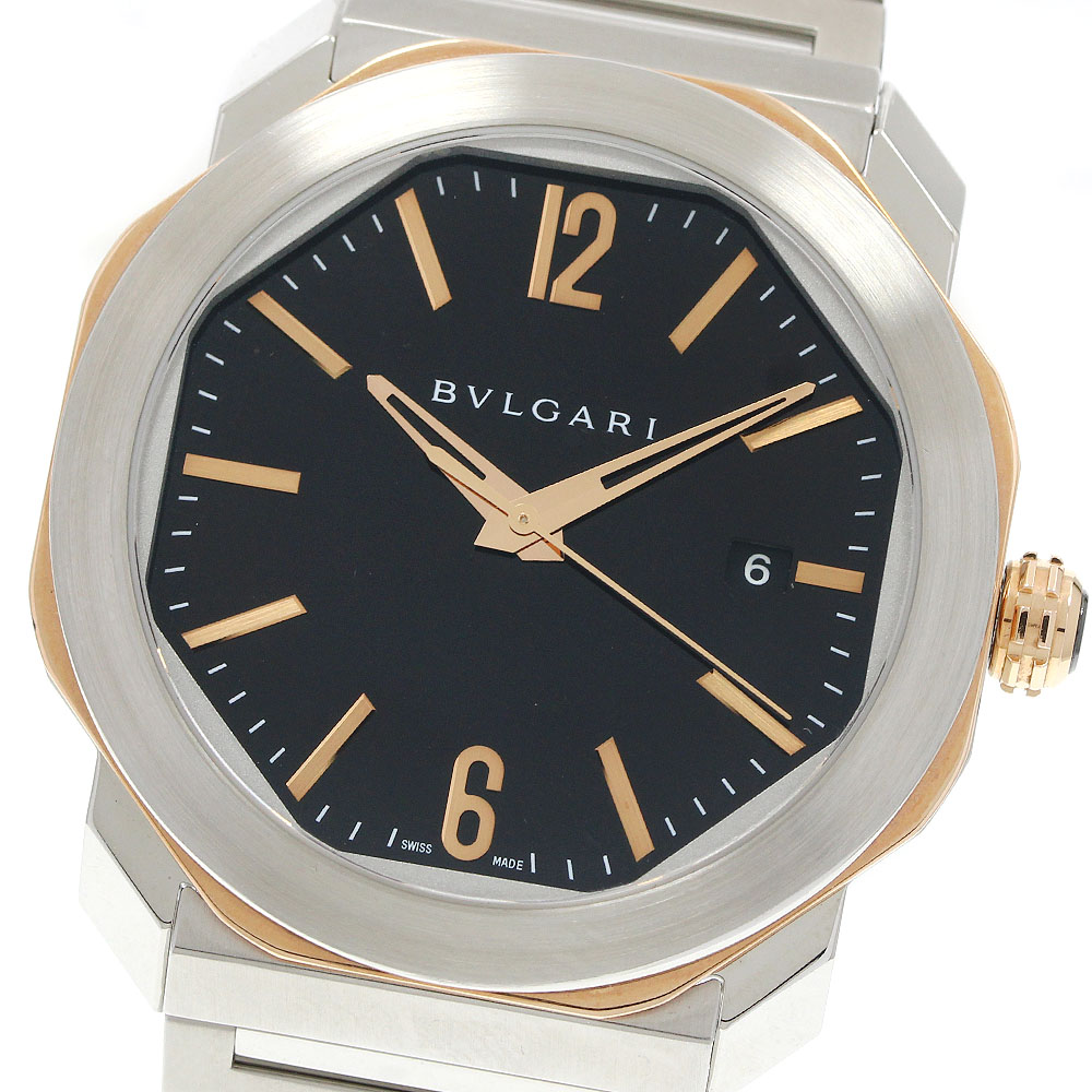 ブルガリ BVLGARI 103210/OCP41SG オクト ローマ デイト 自動巻き メンズ 良品 内箱・保証書付き_947138【中古】