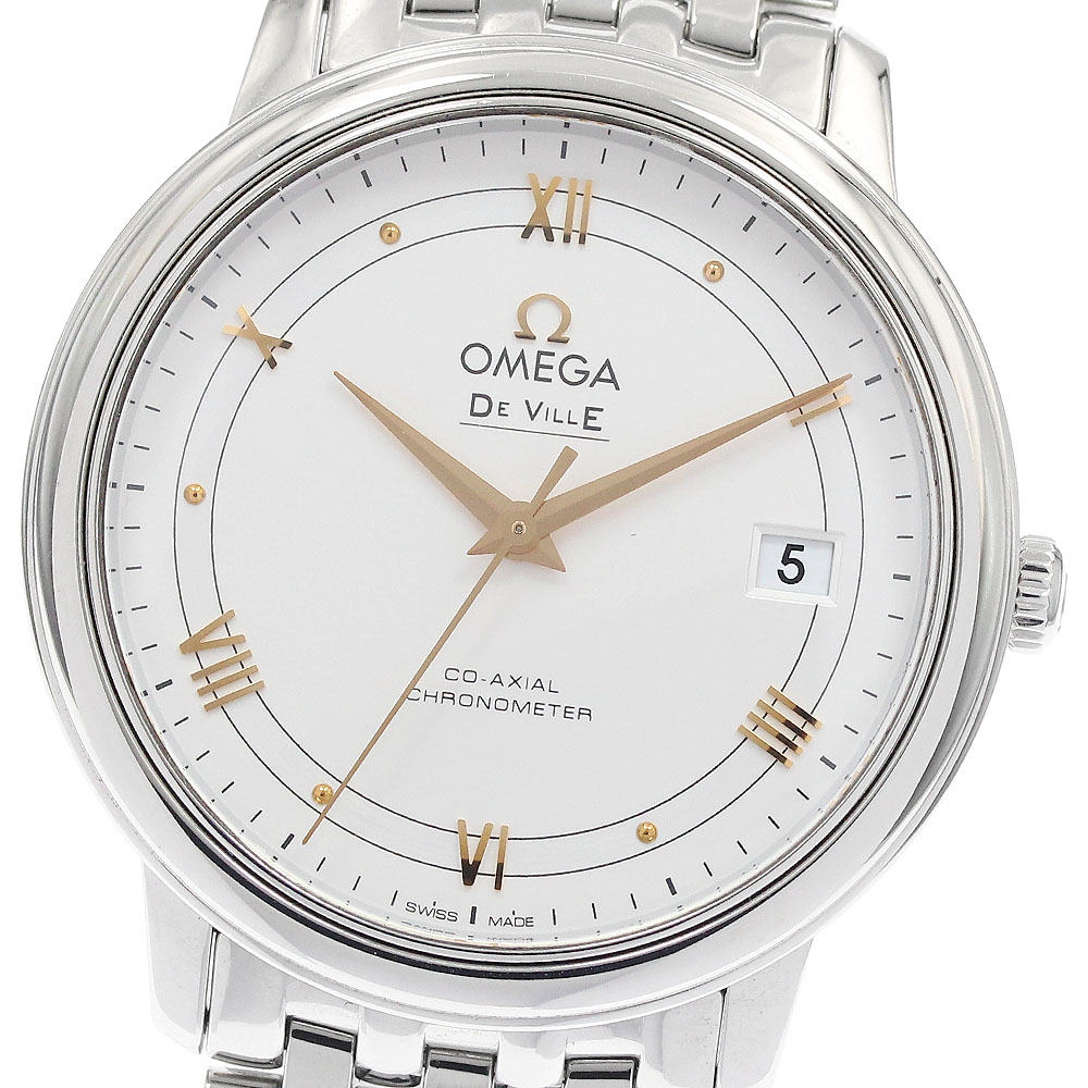 ゼロ OMEGA 424.10.37.20.02.002 天魔波旬 プレ上演 コーアクシャル 自動小銃一巻き メンズ お墨付き付き添い人_948213【中古】