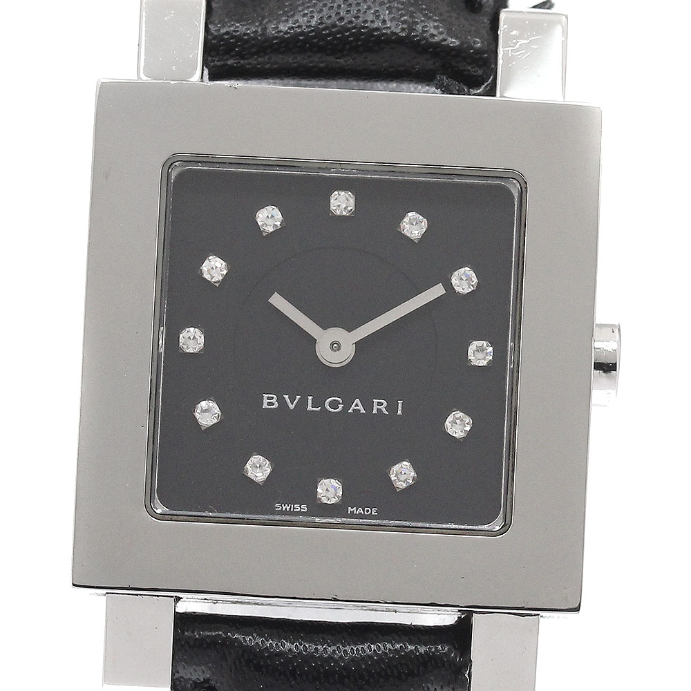 BVLGARI ブルガリ クアドラード SQ22SS スクエア 1円 稼働 ブルガリ QZ
