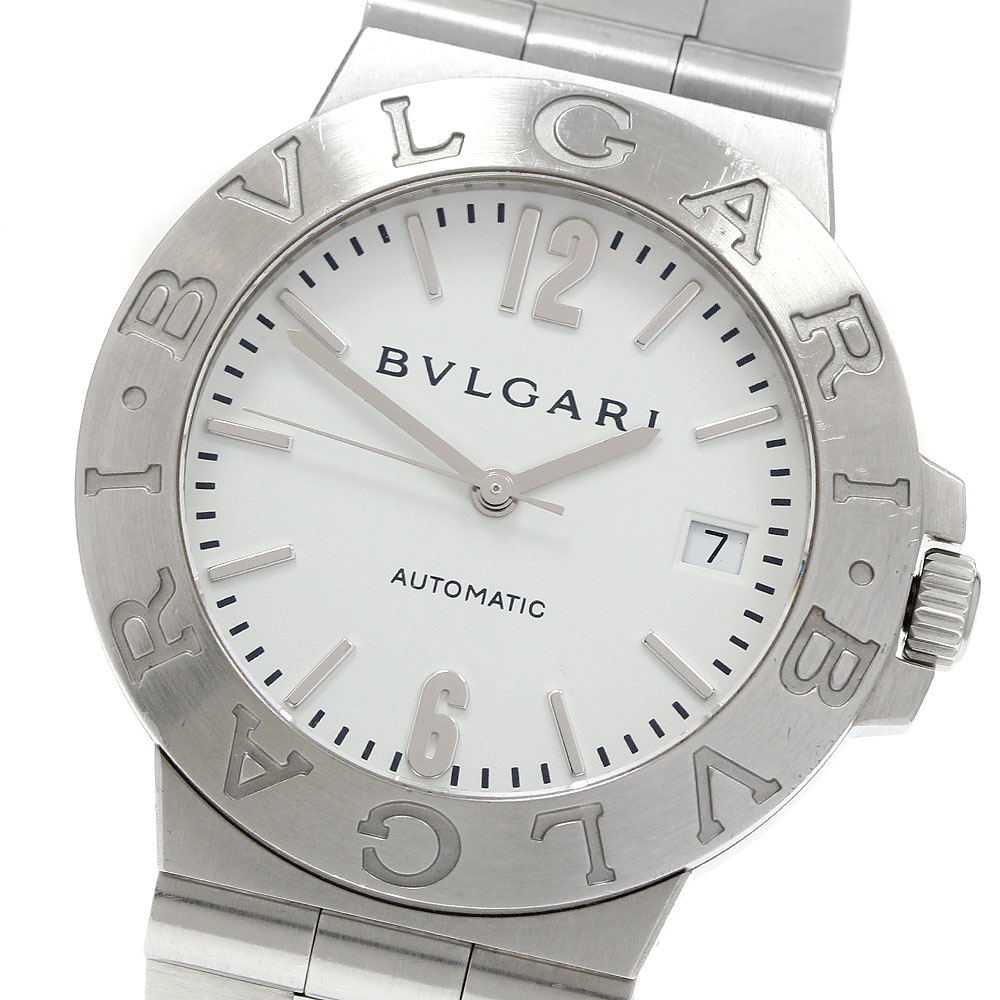 ブルガリ BVLGARI LCV38S ディアゴノ スポーツ デイト 自動巻き メンズ _947125【中古】