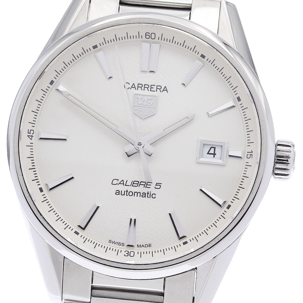 タグホイヤー TAG HEUER WAR211B-4 カレラ キャリバー5 デイト 自動小銃一巻き メンズ 良品 _948054【中古】