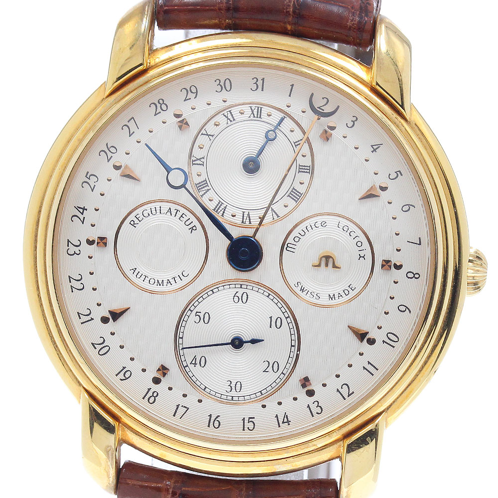 モーリスラクロア MAURICE LACROIX 19275 レギュレーター ポインターデイト スモールセコンド 自動巻き メンズ _948588【中古】|CLOSER