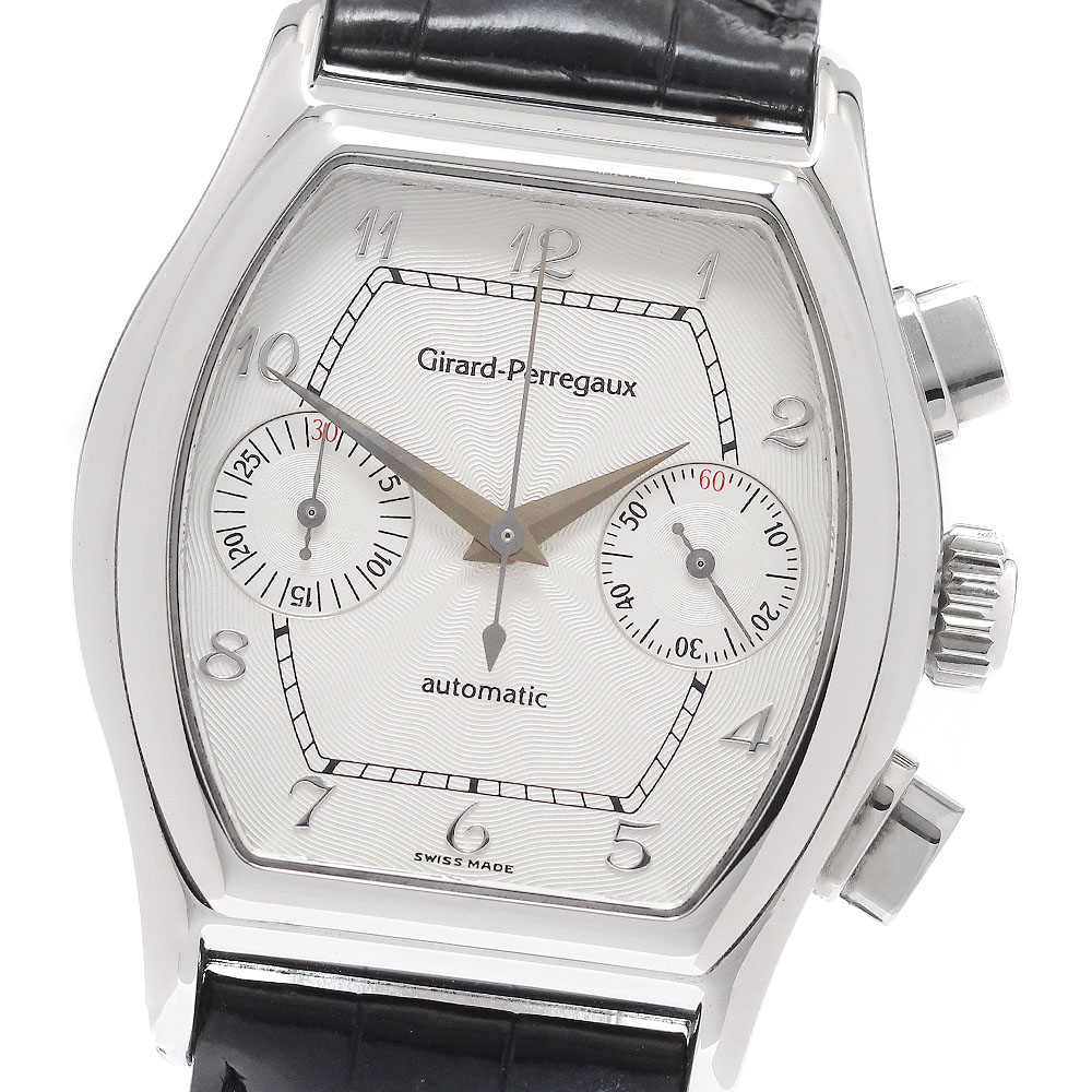 ジラール・ペルゴ GIRARD PERREGAUX 2750 リシュビル クロノグラフ スモール秒 自動小銃一巻き メンズ お墨付き付き添い人_940468【中古】