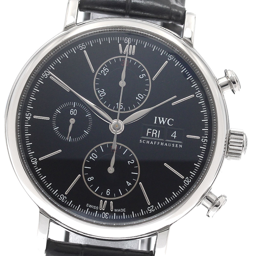 IWC IWC SCHAFFHAUSEN IW391008 ポートフィノ デイデイト クロノグラフ 自動巻き メンズ 良品 _944609【中古】