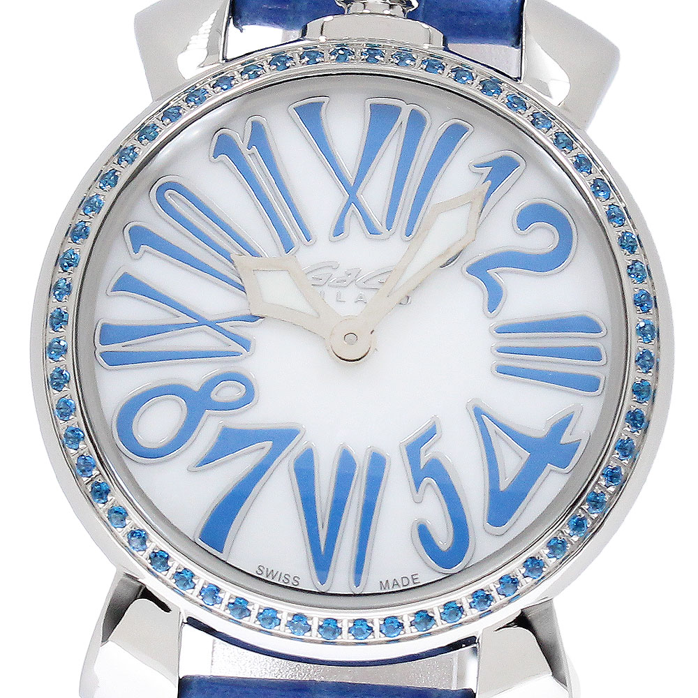 ガガミラノ GaGa MILANO 6025.04 マヌアーレ35MM クォーツ レディース 良品 _947057【中古】 27,803円