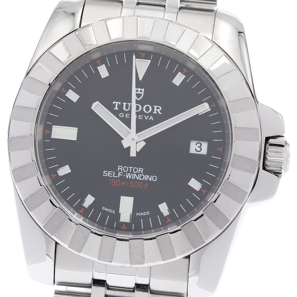 チュードル TUDOR 20010 運動競技寄せあわせ デイト 自動小銃一巻き メンズ _942710【中古】 腕時計-メンズ腕時計