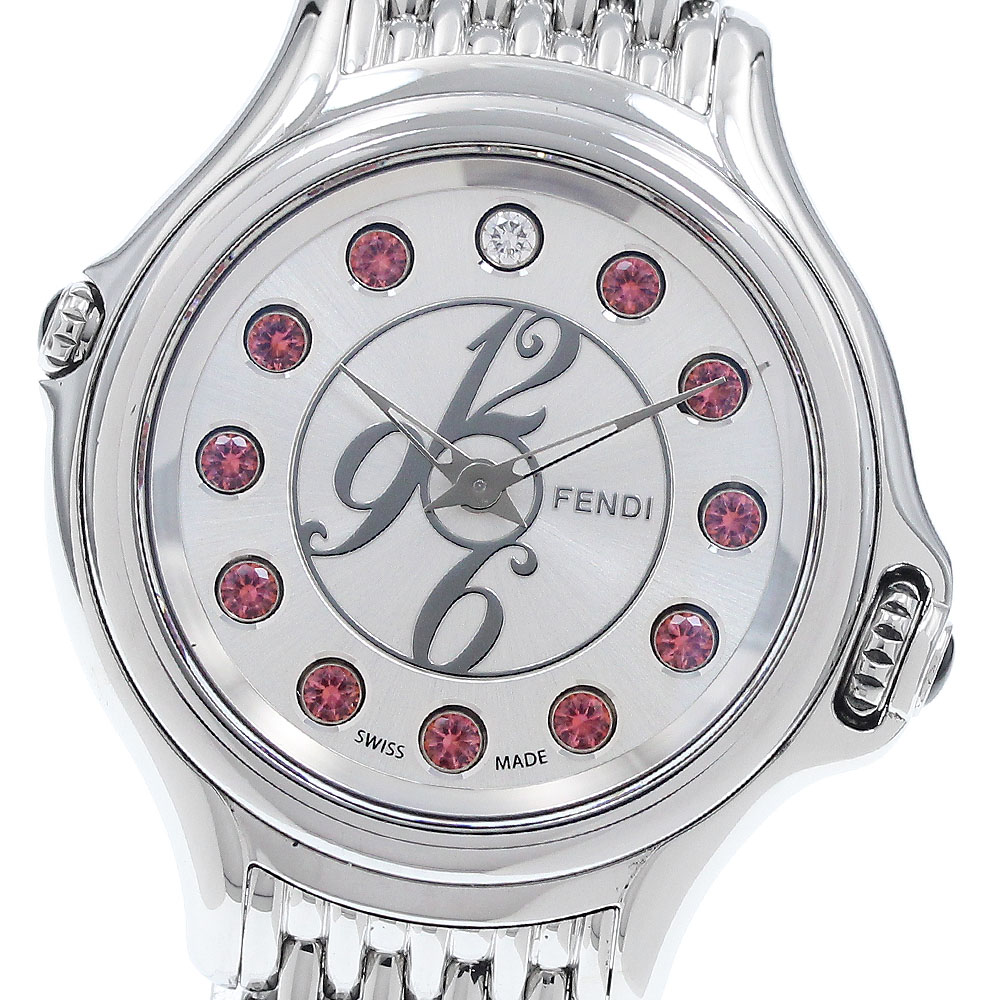フェンディ FENDI 002-10500L クレイジーカラット 石英 レディース 御墨付き付き添い人_945308【中古】