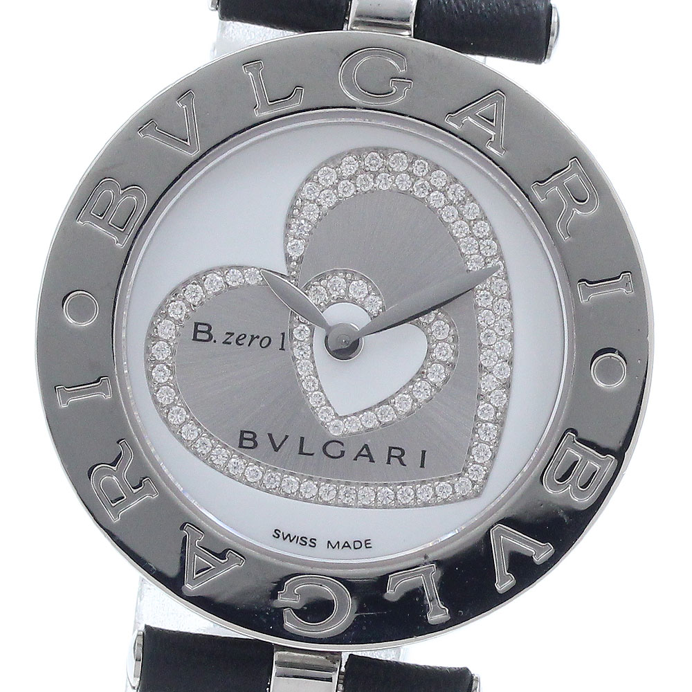 ブルガリ BVLGARI BZ30S B.zero1 ダブルハート ダイヤ クォーツ レディース _945862【中古】
