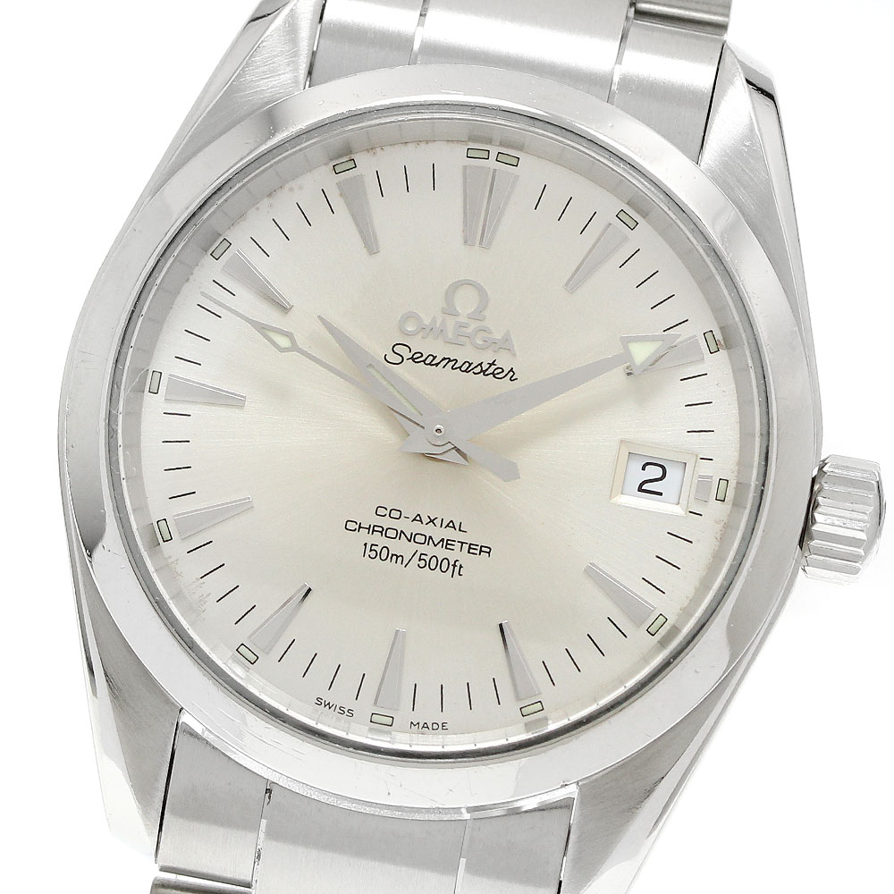 ゼロ OMEGA 2504.30 シーマスター アクアテラ コーアクシャル 自動小銃一巻き ボーイズ _947309【中古】