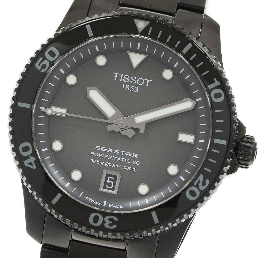 ティソ TISSOT T120.807.33.051.00 シースター1000 デイト 自動巻き メンズ 良品 _947475【中古】
