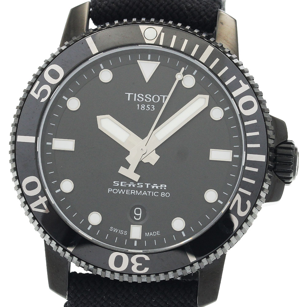 ティソ TISSOT T120.407.37.051.00 シースター1000 デイト 自動巻き メンズ 良品 保証書付き_947508【中古】