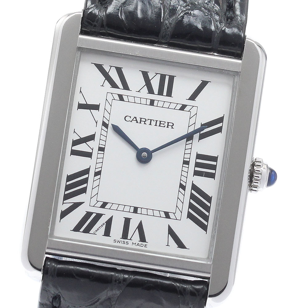 カルティエ CARTIER W5200003 タンクソロLM クォーツ メンズ _948336【中古】