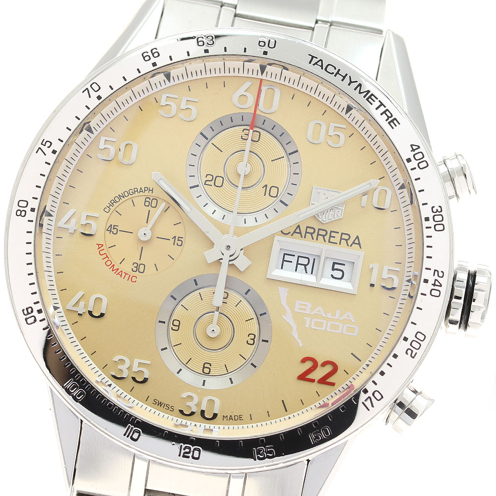 タグホイヤー TAG HEUER CV2A1H.BA0796 カレラ バハ 黄金州 1000 クロノグラフ 自動小銃一巻き メンズ 良品 御墨付き付き添い人_941999【中古】
