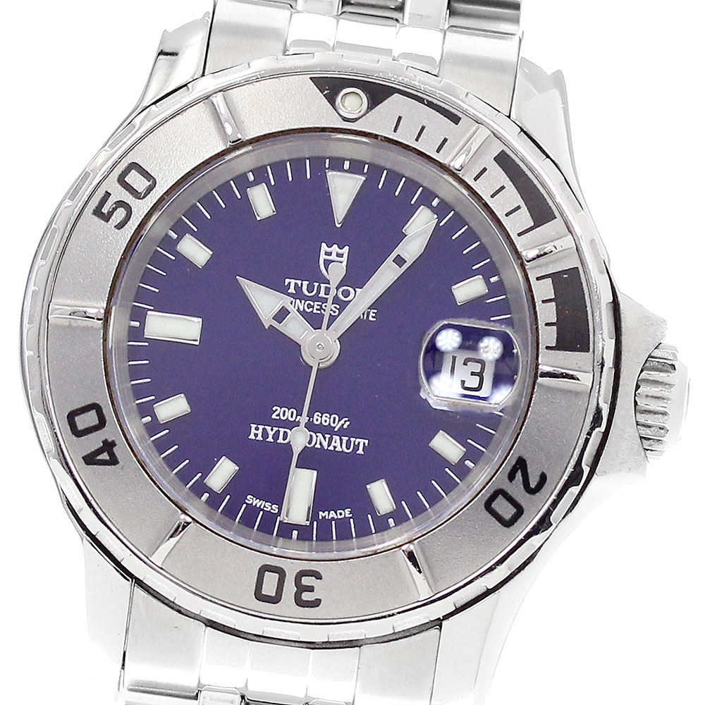 チュードル TUDOR 99090 御姫様 デイト ハイドロ万覚え帳 自動小銃一巻き レディース 良品 _943009【中古】