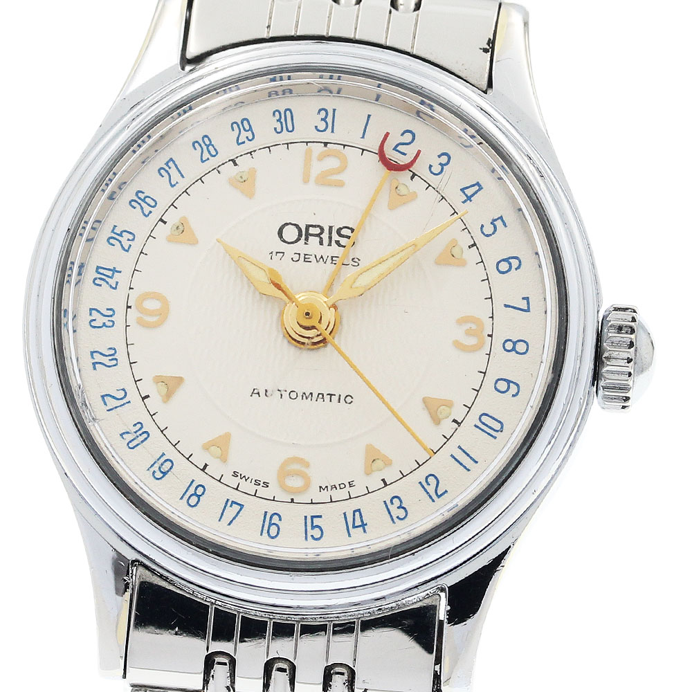 オリス ORIS 7405 ポインターデイト 自動巻き レディース _945431【中古】|CLOSER