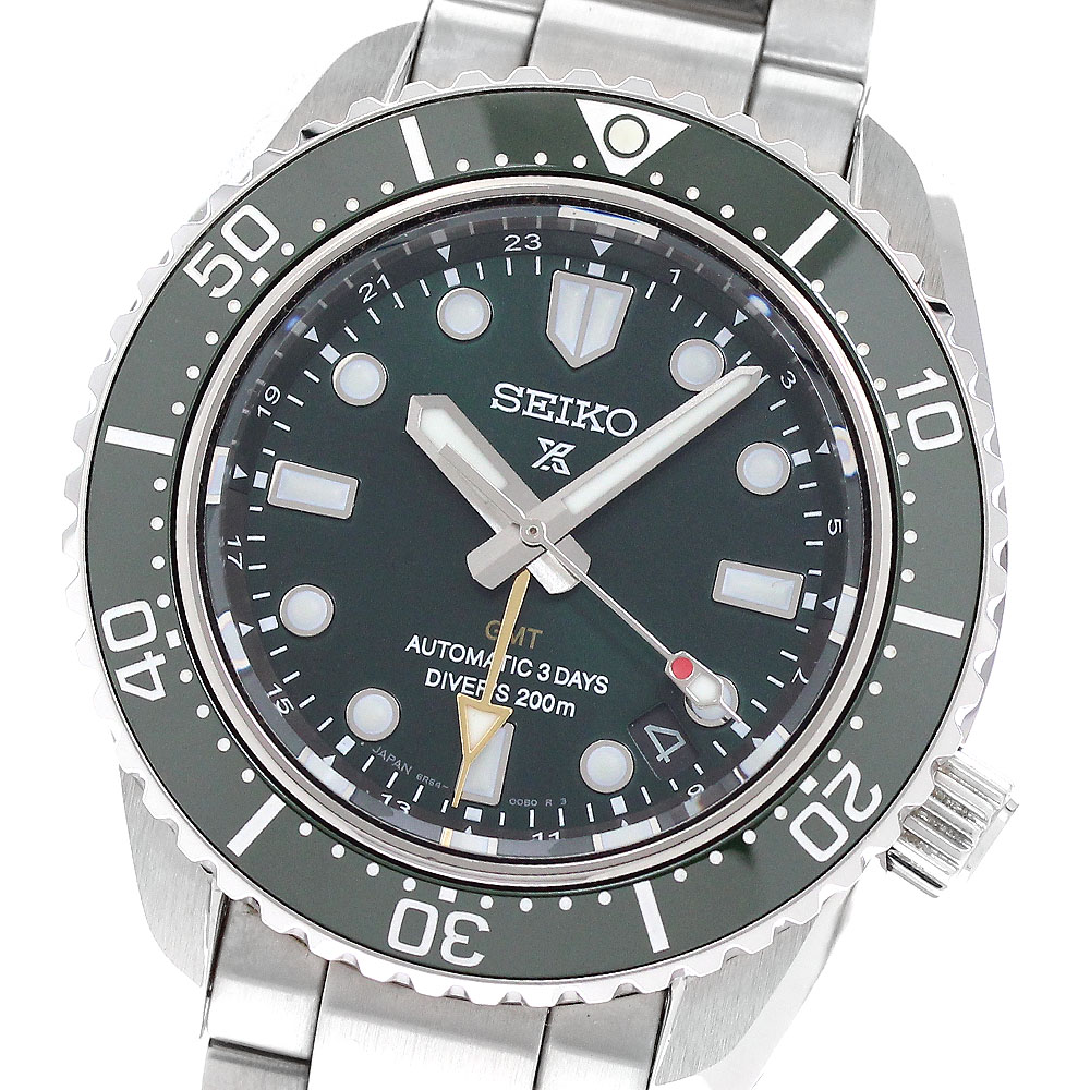 セイコー SEIKO SBEJ009/6R54-00D0 プロスペックス 1968 メカニカルダイバーズ デイト GMT 自動巻き メンズ 美品 箱付き_947104【中古】