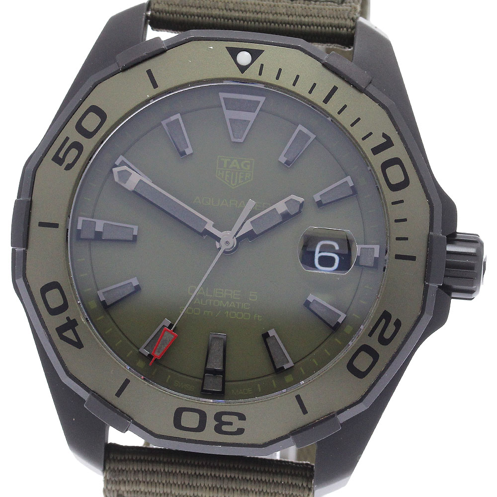 タグホイヤー TAG HEUER WAY208E アクアレーサー デイト 自動小銃一巻き メンズ 美品 御墨付き付き添い人_948068【中古】