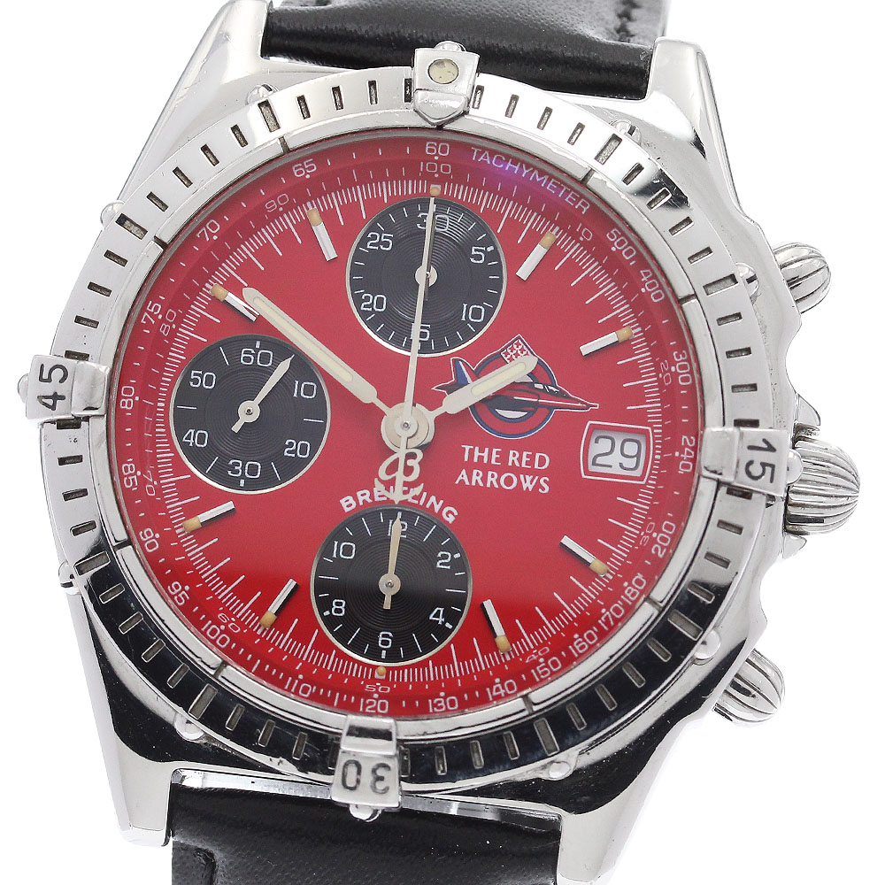 ブライトリング BREITLING A13050.1 レッドアローズ 世界限定1965本 クロノグラフ デイト 自動巻き メンズ _934662【中古】