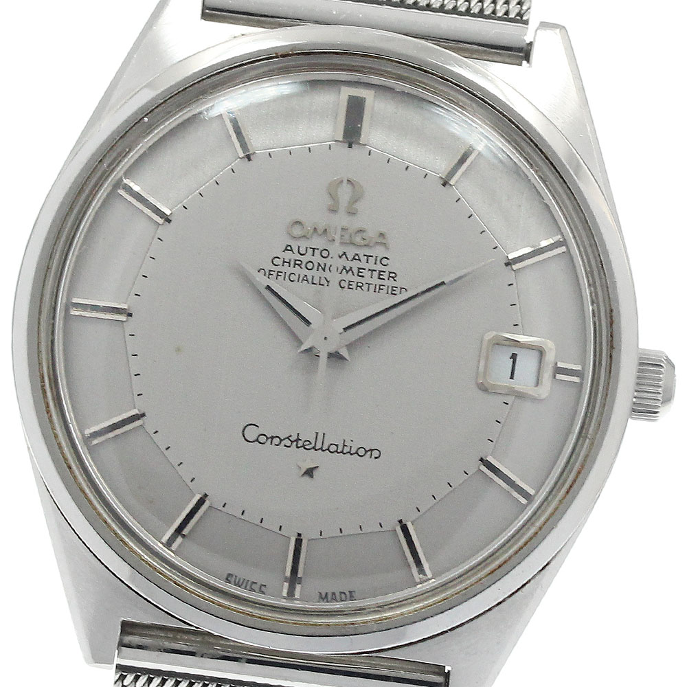 ゼロ OMEGA 168.025 コンステレーション 12角 デイト 自動小銃一巻き メンズ _948286【中古】