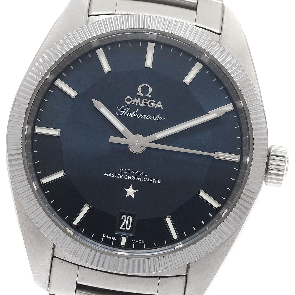 訳あり オメガ OMEGA 130.30.39.21.03.001 コンステレーション グローブマスター デイト 自動巻き メンズ 箱・保証書付き_920269【中古】 286,110円