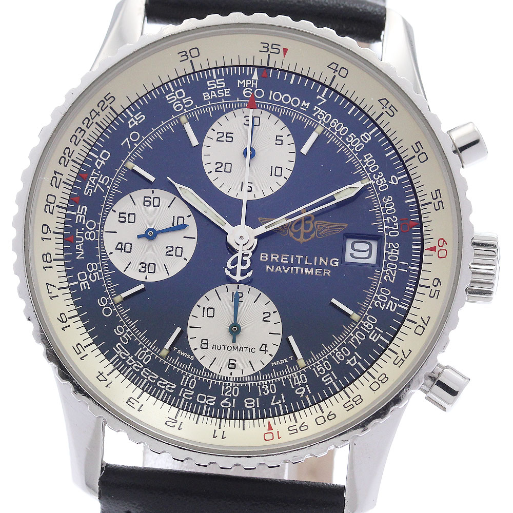 ブライトリング BREITLING A13022.1 オールドナビタイマー クロノグラフ 自動巻き メンズ _944837【中古】