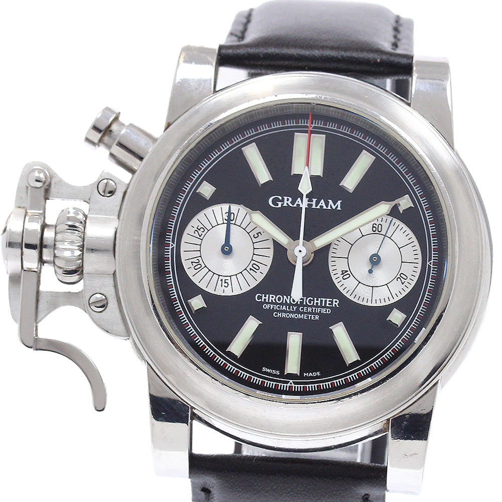 訳あり グラハム GRAHAM 2CFAS クロノファイター クロノグラフ 自動巻き メンズ _944963【中古】｜CLOSER 108,900円