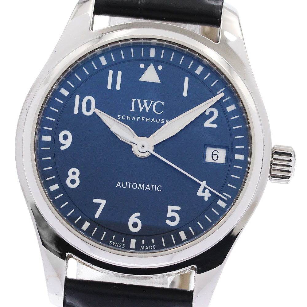 IWC IWC SCHAFFHAUSEN IW324008 パイロットウォッチ オートマティック36 デイト 自動小銃一巻き ボーイズ 良品 _948019【中古】