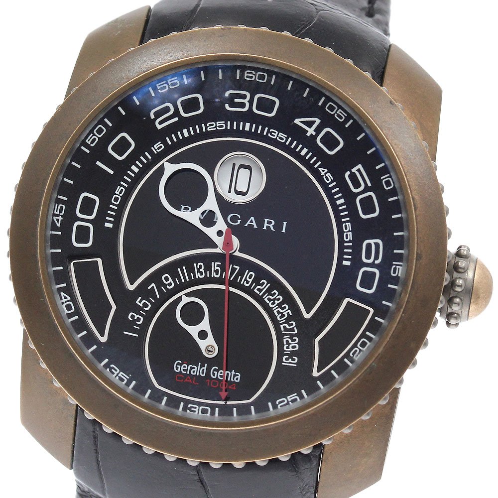 ブルガリ BVLGARI GBS.Y.98 ジェラルドジェンタ ジェフィカ バイ・レトログラード デイト 自動巻き メンズ _948299【中古】｜CLOSER