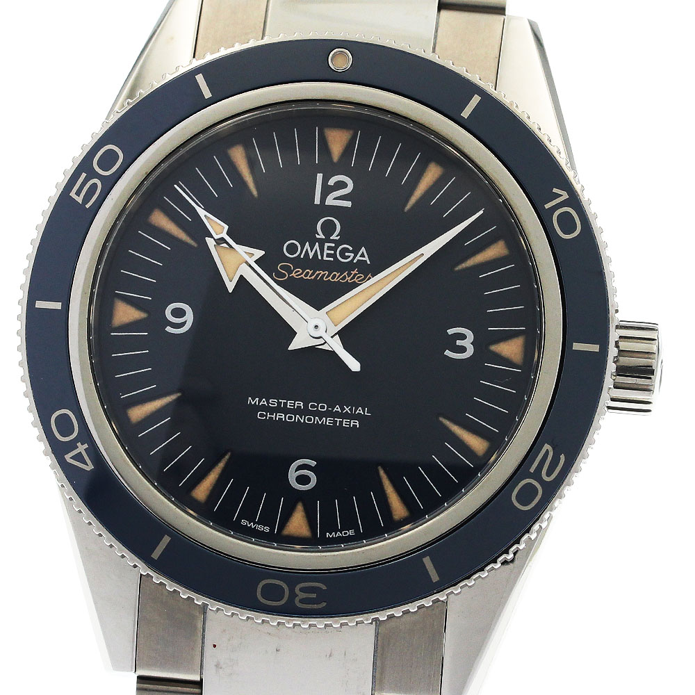 ジャンク オメガ OMEGA 233.90.41.21.03.001 シーマスター300 マスターコーアクシャル 自動巻き メンズ 箱・保証書付き_874951【中古】