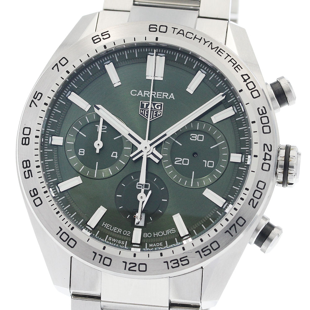 訳あり タグホイヤー TAG HEUER CBN2A10 カレラ キャリバー ホイヤー02 運動競技 クロノグラフ 自動小銃一巻き メンズ 箱・御墨付き付き添い人_890286【中古】