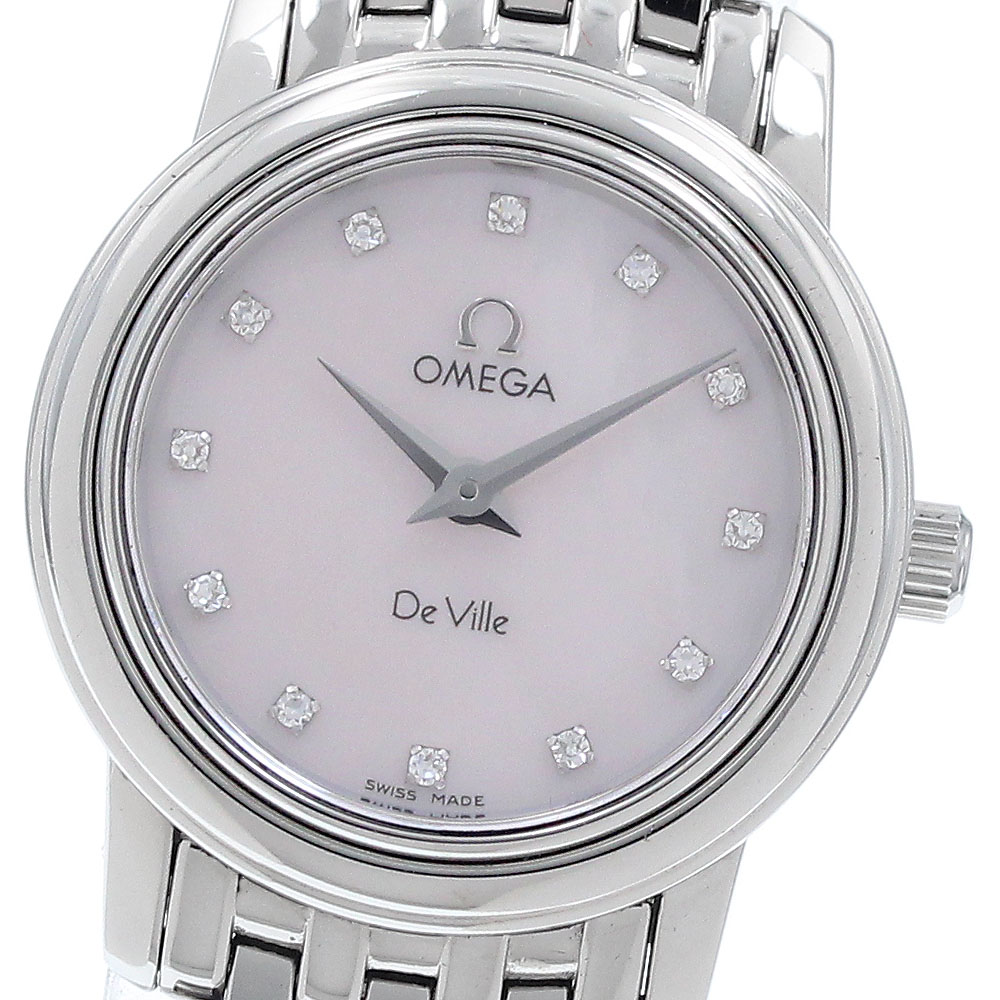 ゼロ OMEGA 4570.78 天魔波旬 プレ上演 12Ｐ金剛石 石英 レディース 箱・御墨付き付き添い人_945375【中古】