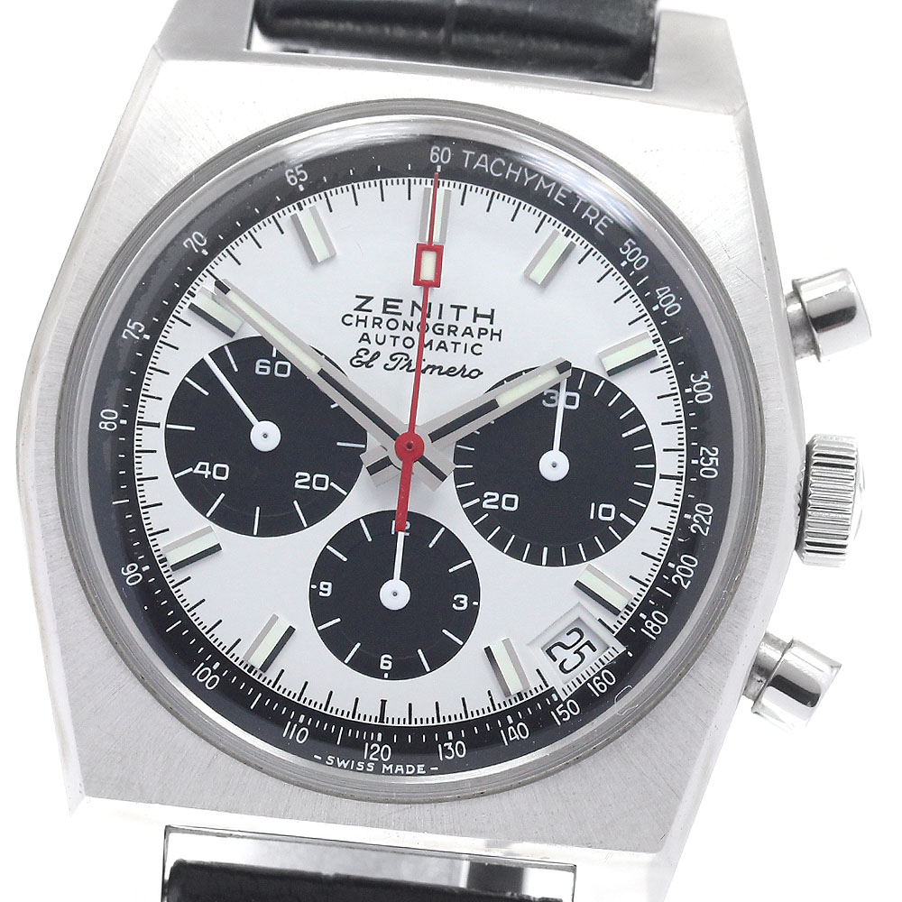 ゼニス ZENITH 03.A384.400 リバイバル エルプリメロ 50周年記念 クロノグラフ デイト 自動巻き メンズ 箱付き_947344【中古】